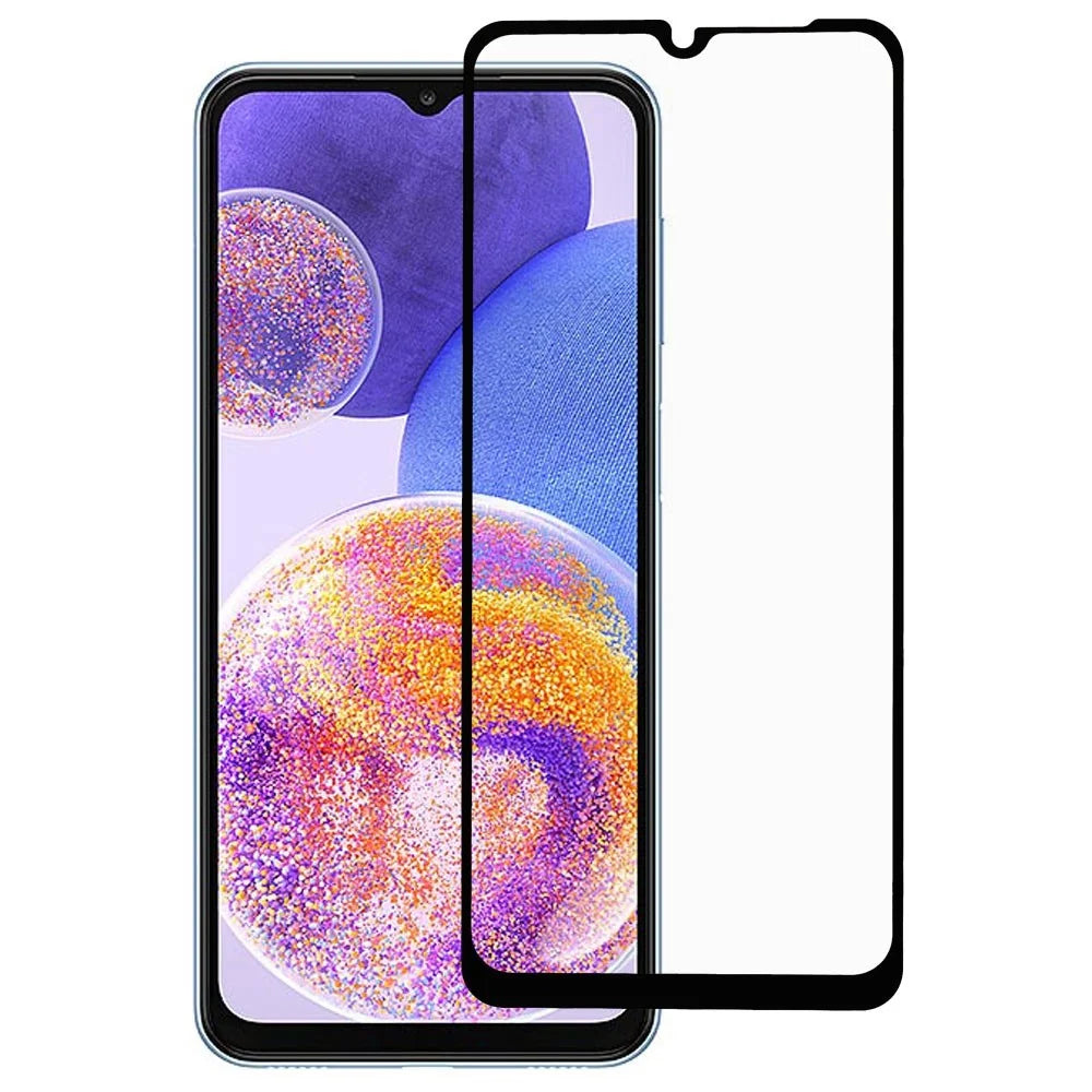 RURIHAI Tempered Glass Film for Samsung Galaxy A23 4G / 5G (Global Version), 2.5D Secondary Hardening Full Screen HD Full Glue Screen Protector - 1
