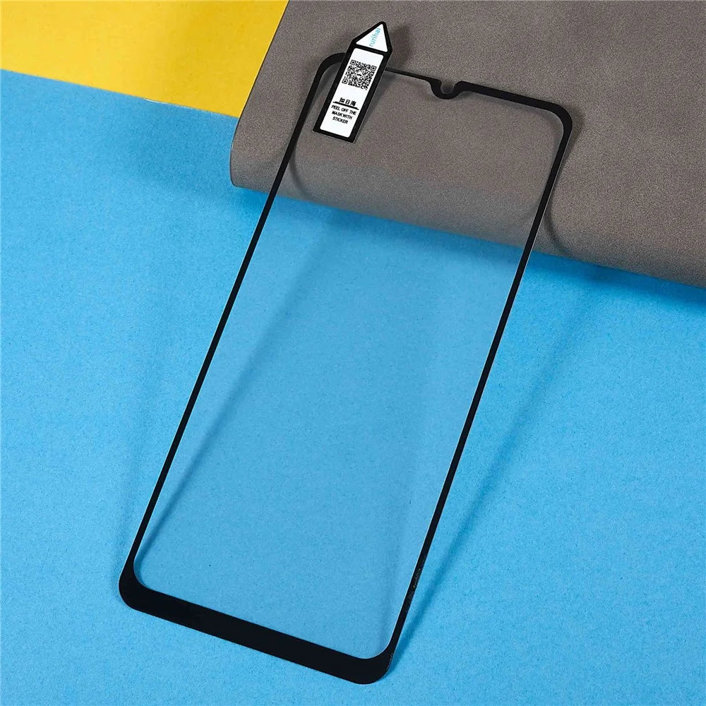 RURIHAI Tempered Glass Film for Samsung Galaxy A23 4G / 5G (Global Version), 2.5D Secondary Hardening Full Screen HD Full Glue Screen Protector - 6