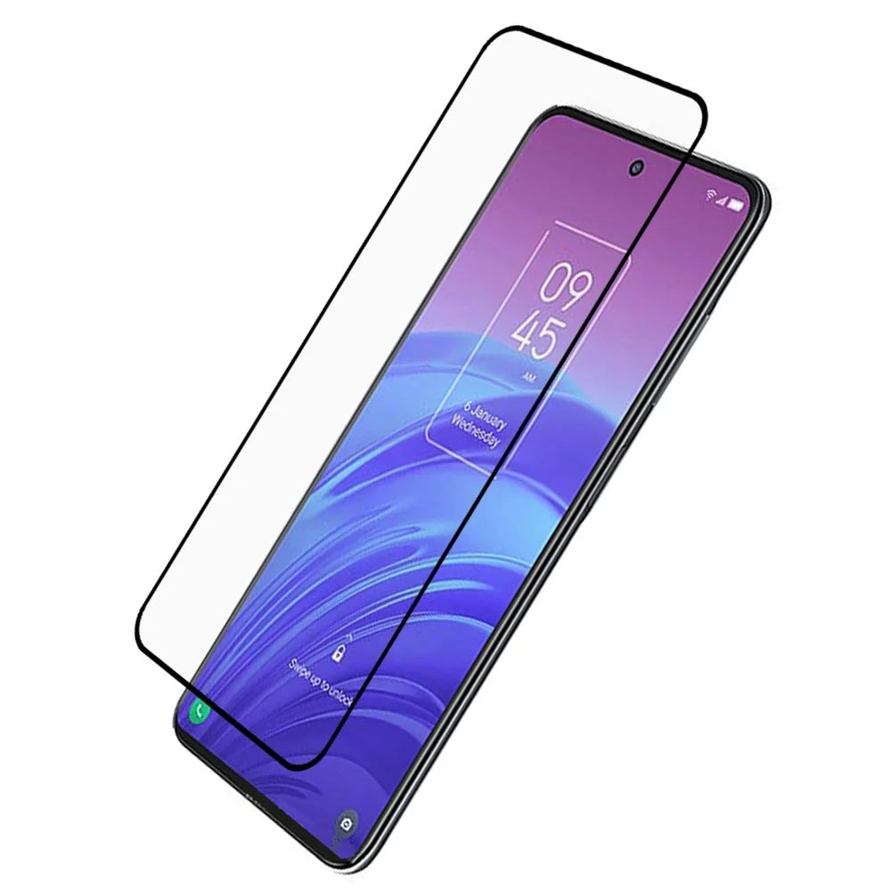 RURIHAI Tempered Glass Film for TCL 20L, Anti-explosion Full Glue 2.5D Secondary Hardening Full Coverage HD Screen Protector - 1