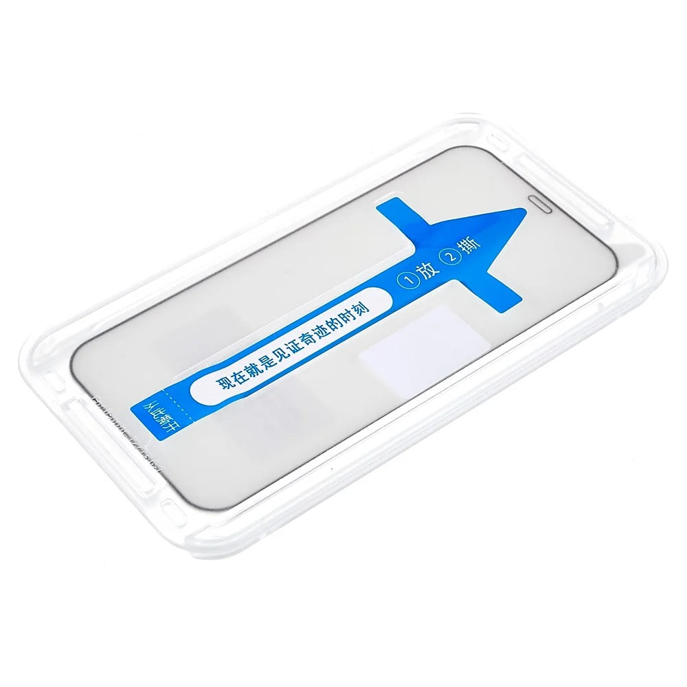 RURIHAI For iPhone 12 6.1 inch/12 Pro 6.1 inch 0.18mm AGC Tempered Glass Silk Printing Screen Protector Shatter-proof Full Glue Full Screen Film - 7
