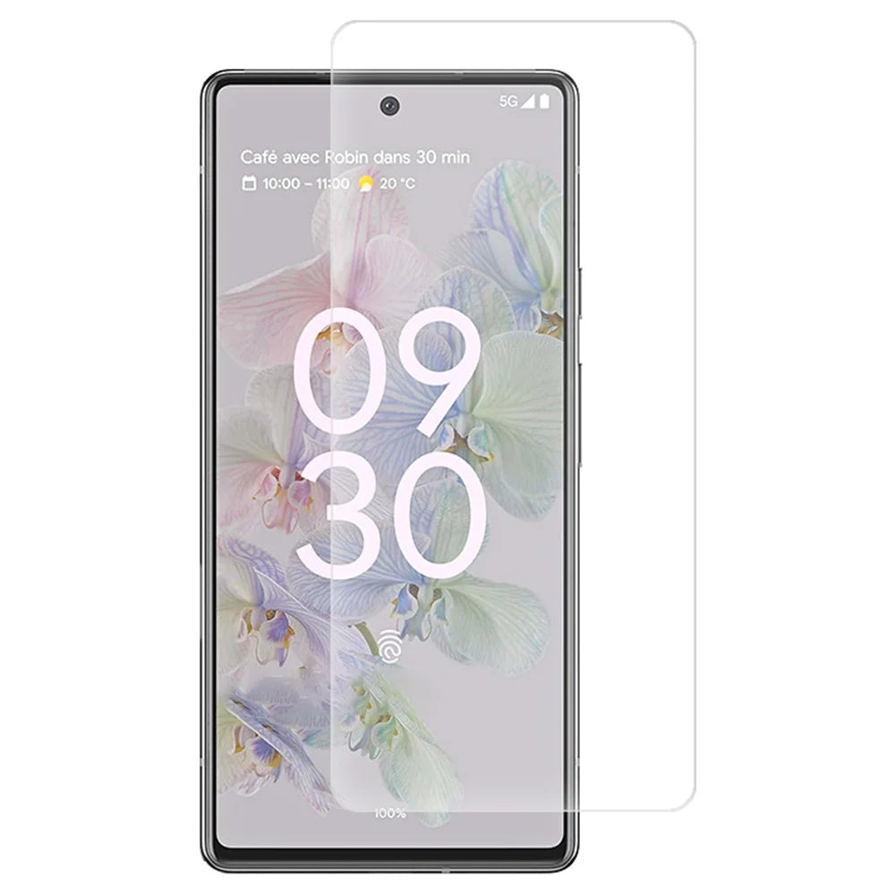 For Google Pixel 6a Explosion-proof Screen Protector 0.3mm Arc Edges Anti-oil Tempered Glass Screen Film - 1