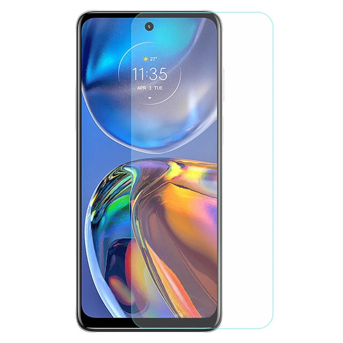 For Motorola Moto E32 HD Screen Protector Scratch-resistant 0.3mm Arc Edges Anti-broken Tempered Glass Screen Film - 1