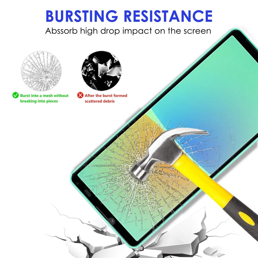 For Sony Xperia 10 IV Bubble-free Black Edge Ultra Clear Durable AGC Glass Full Coverage Full Glue Tempered Glass Screen Protector - 3