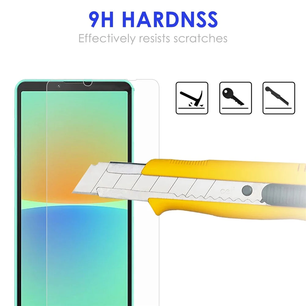 For Sony Xperia 10 IV Premium HD Clarity 2.5D Bursting-resistant Protector Anti-oil Tempered Glass Screen Film - 5