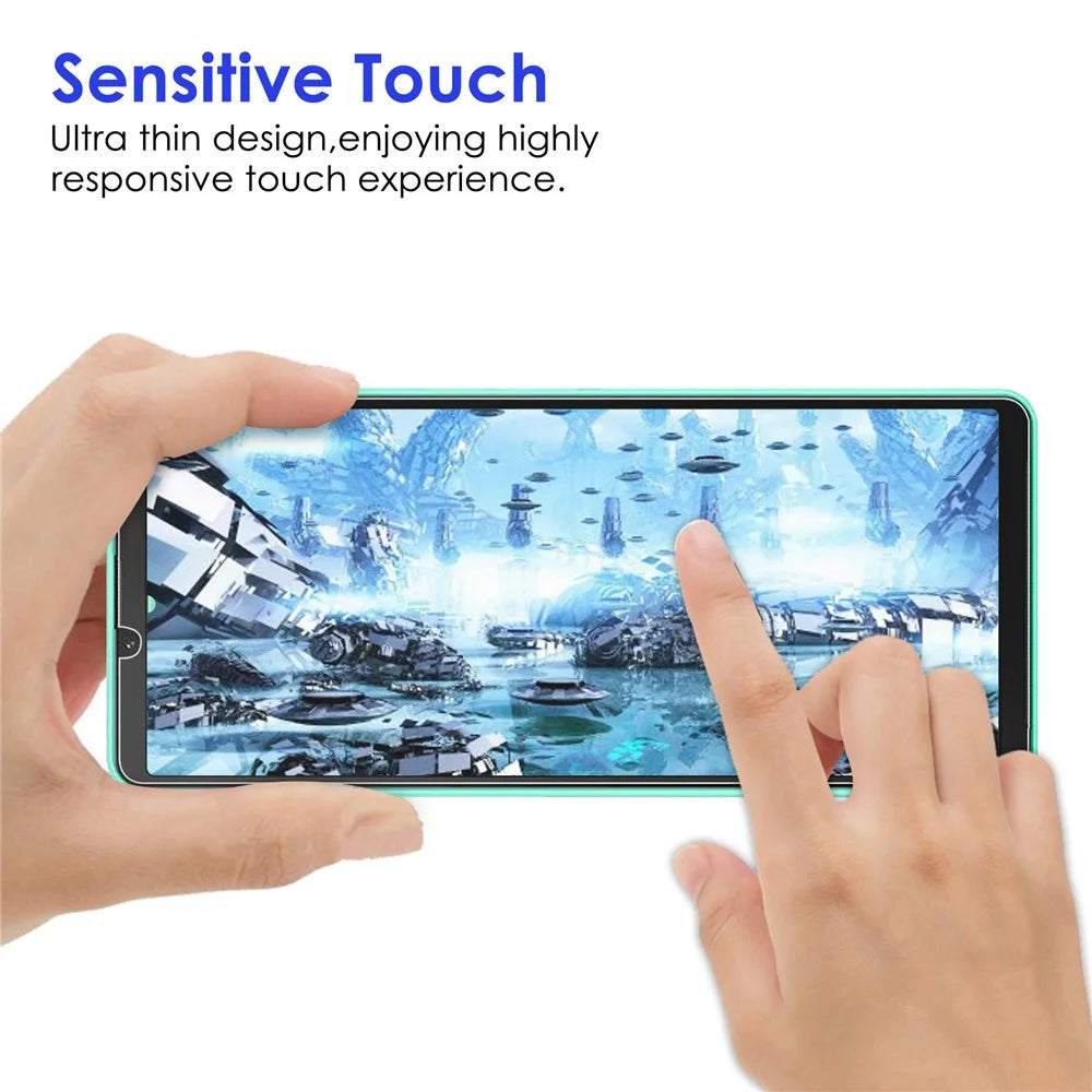For Sony Xperia 10 IV Premium HD Clarity 2.5D Bursting-resistant Protector Anti-oil Tempered Glass Screen Film - 6