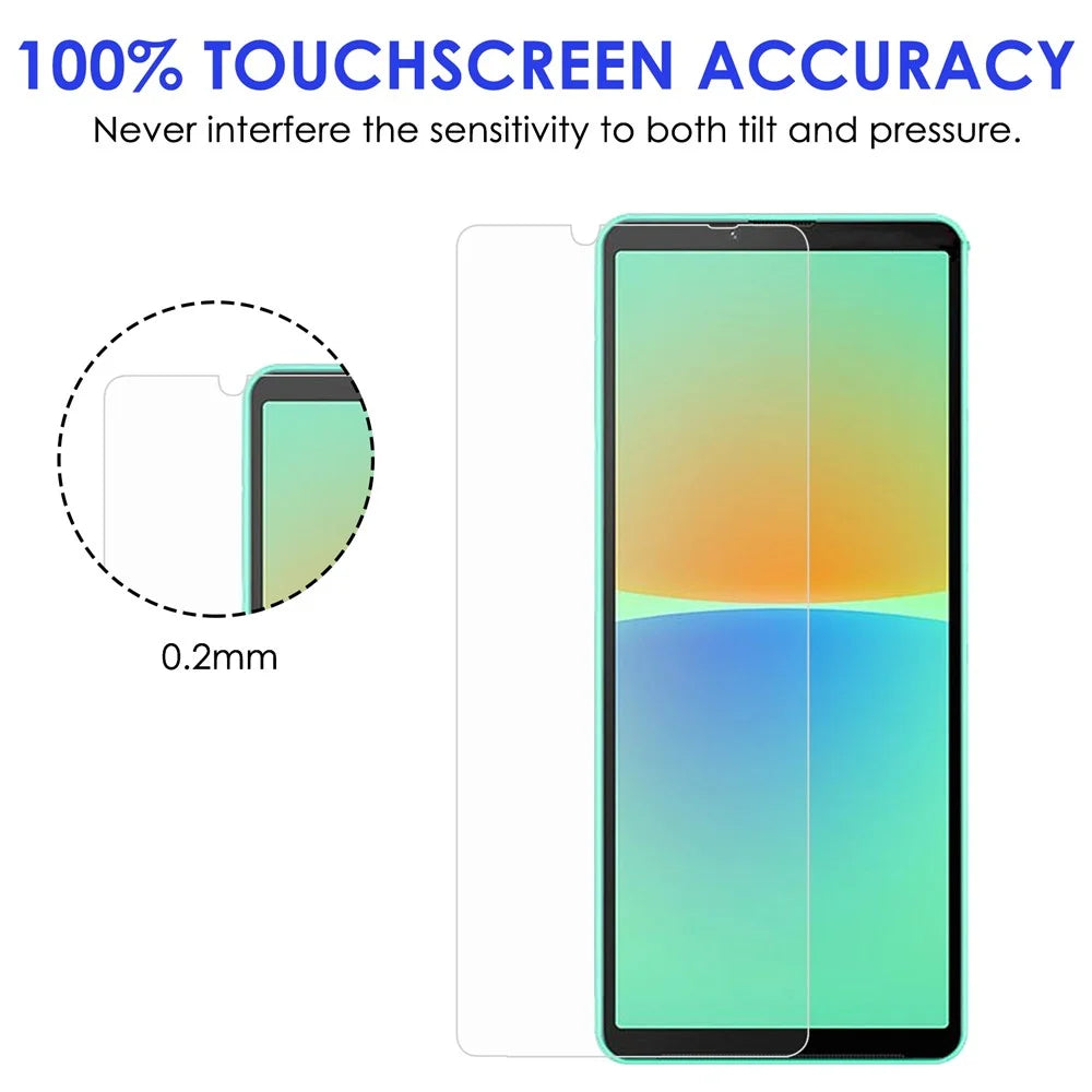 For Sony Xperia 10 IV Premium HD Clarity 2.5D Bursting-resistant Protector Anti-oil Tempered Glass Screen Film - 7