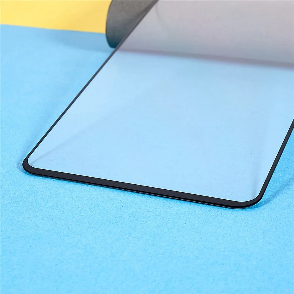 For Realme 9 Anti-shock Full Covering Full Glue Phone Screen Protector Silk Printing Tempered Glass Film - 5