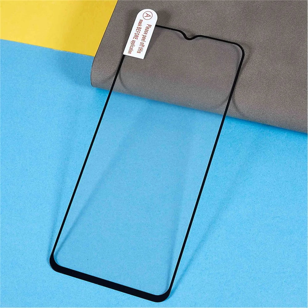 For Realme C35 Full Glue Mobile Phone Screen Protector Full Covering Anti-scratch Silk Printing Tempered Glass Film - 6