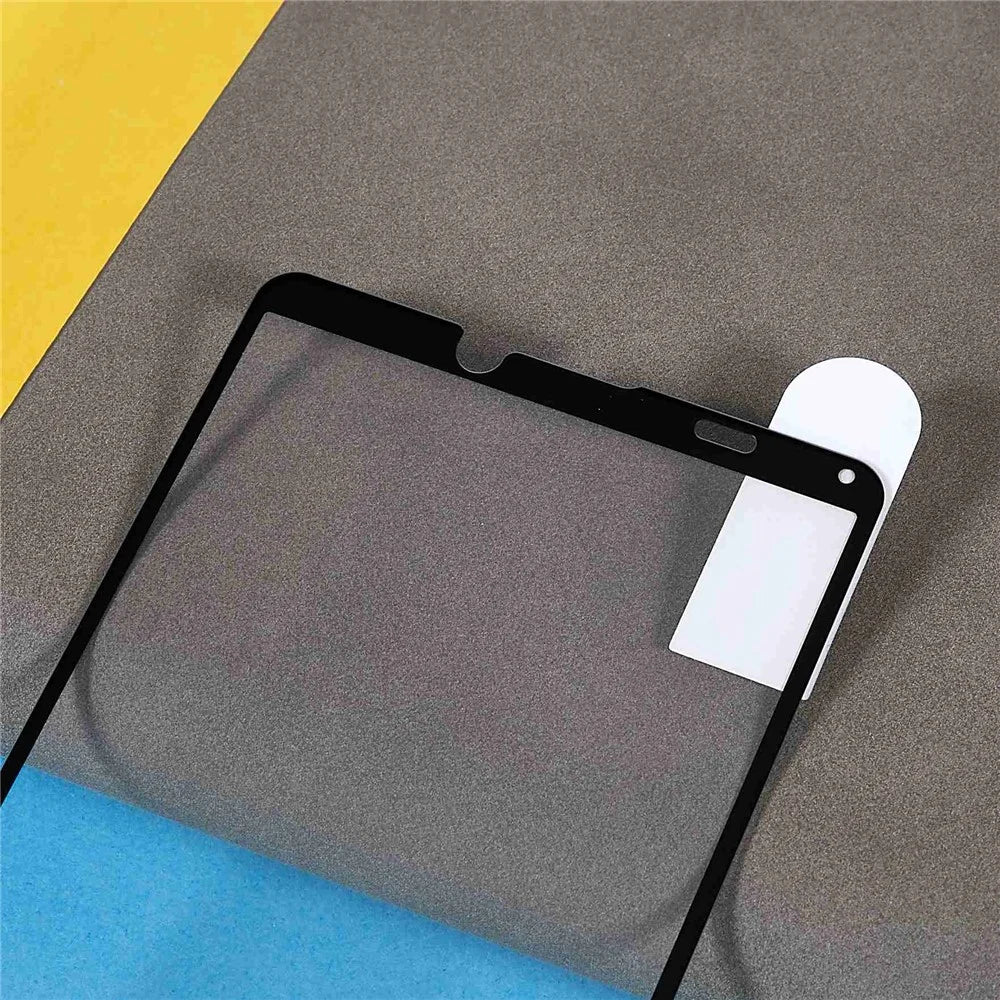 Phone Screen Film for Sony Xperia 10 IV, Full Covering Anti-dust Full Glue Silk Printing Tempered Glass Screen Protector - 4
