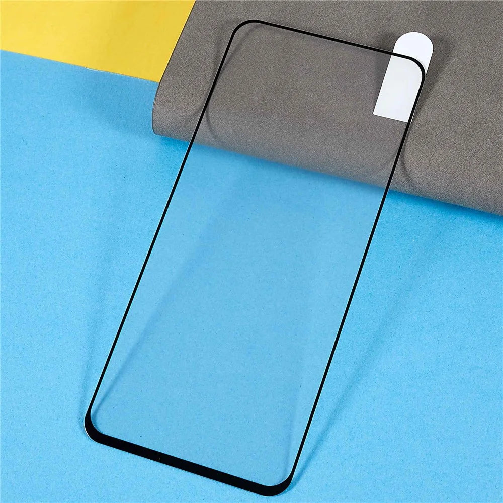 For Oppo Find X5 Lite Full Covering Phone Screen Protector Silk Printing Tempered Glass Anti-dust Full Glue Film - 3