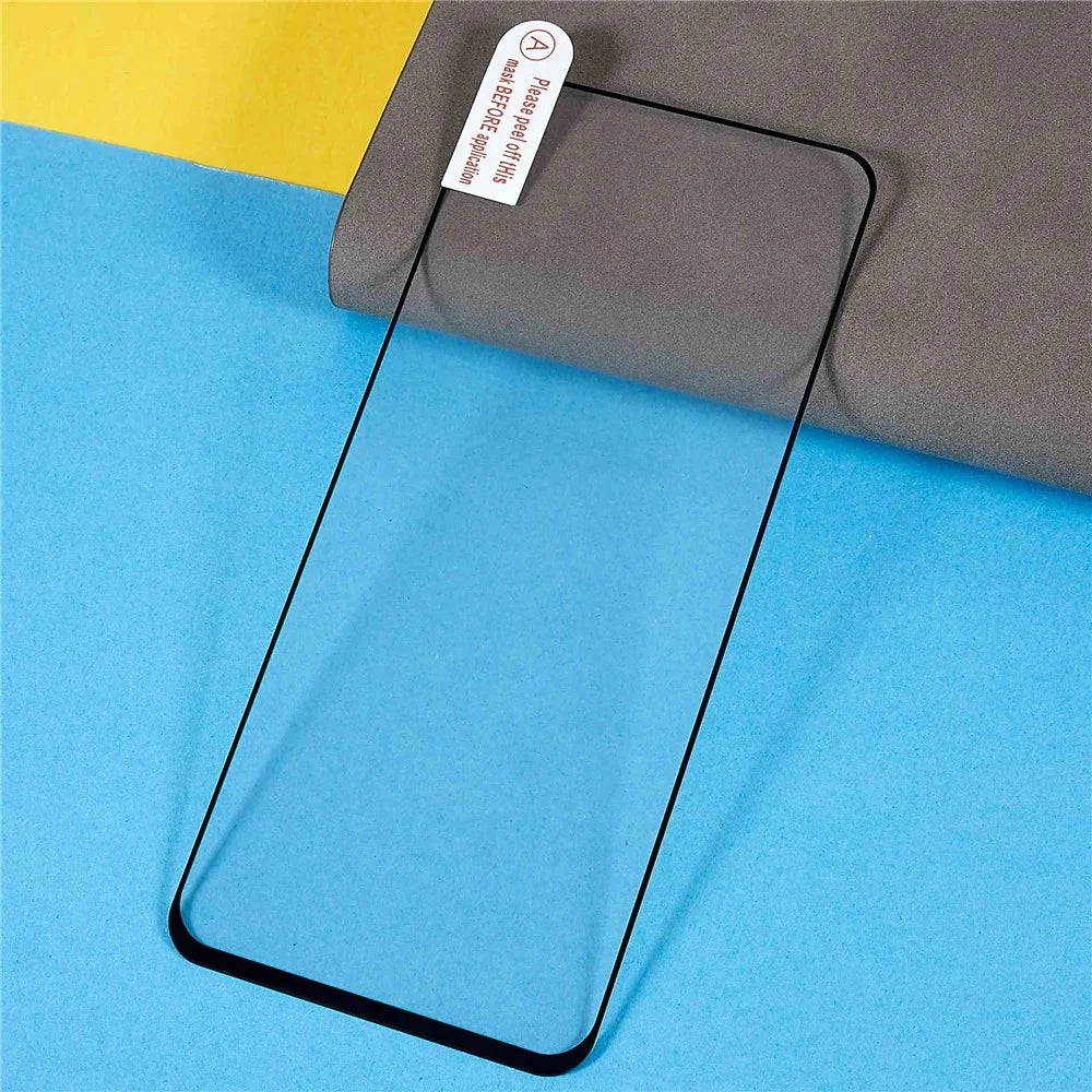 For Oppo Find X5 Lite Full Covering Phone Screen Protector Silk Printing Tempered Glass Anti-dust Full Glue Film - 6