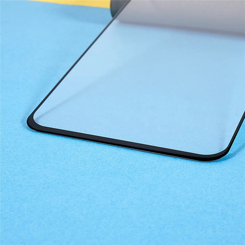 For Oppo Reno7 4G Silk Printing Tempered Glass Film HD Clarity Full Coverage Scratch Resistant Full Glue Screen Protector - 5