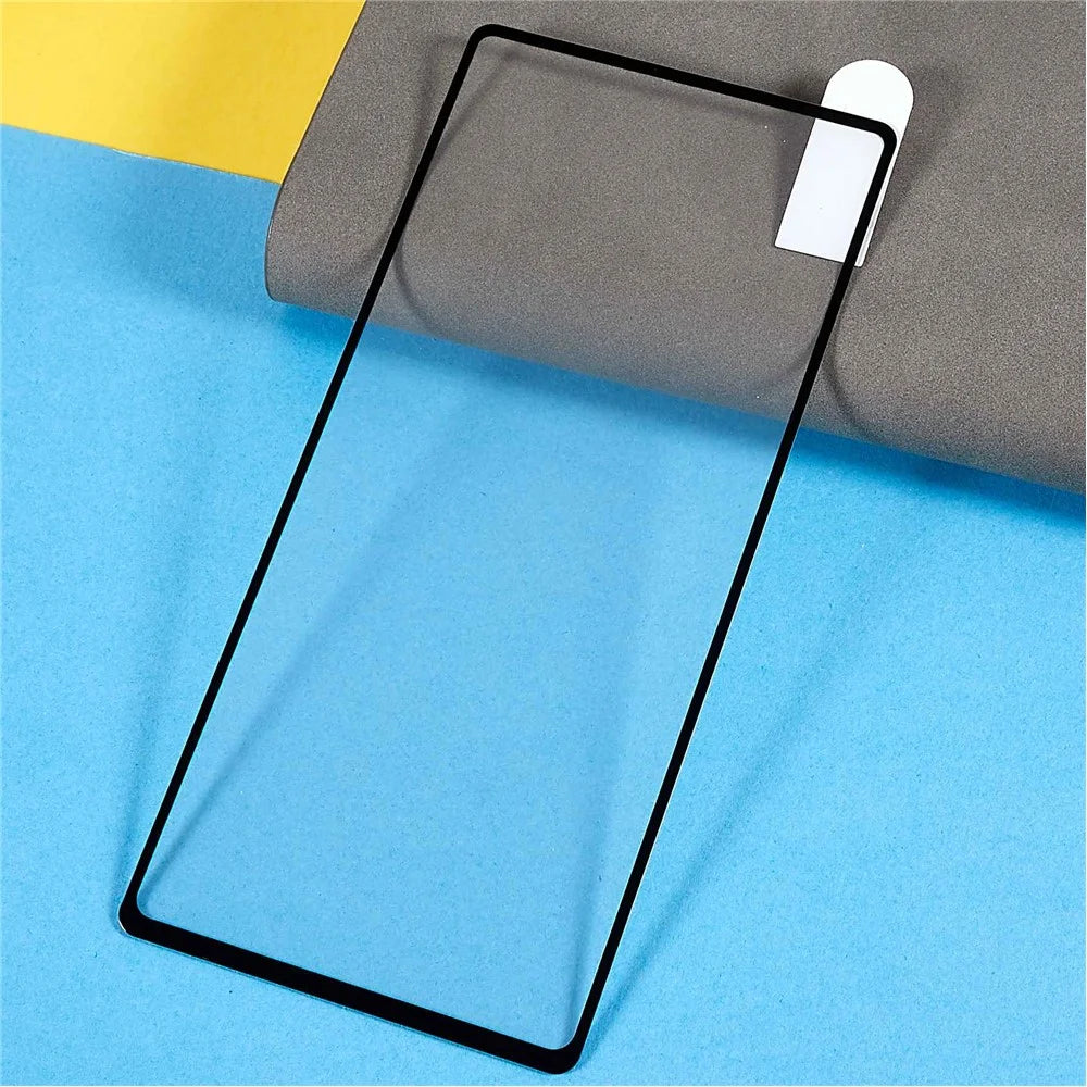 For Google Pixel 6a Full Glue Full Covering Bubble-free Phone Screen Protector Silk Printing Tempered Glass Film - 3