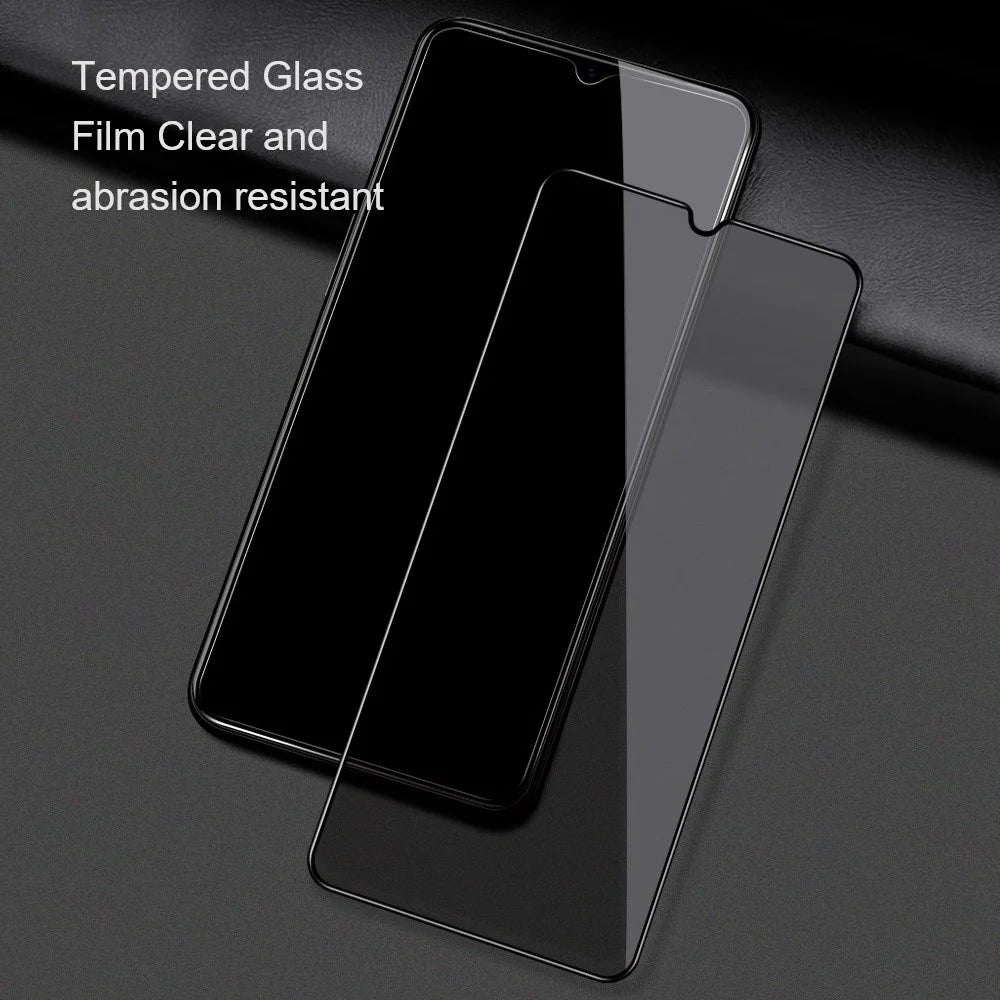 AMORUS 2Pcs/Pack for Samsung Galaxy A13 4G Anti-explosion Black Edge Silk Printing Tempered Glass Screen Protector Full Glue Secondary Strengthening Protective Film - 6