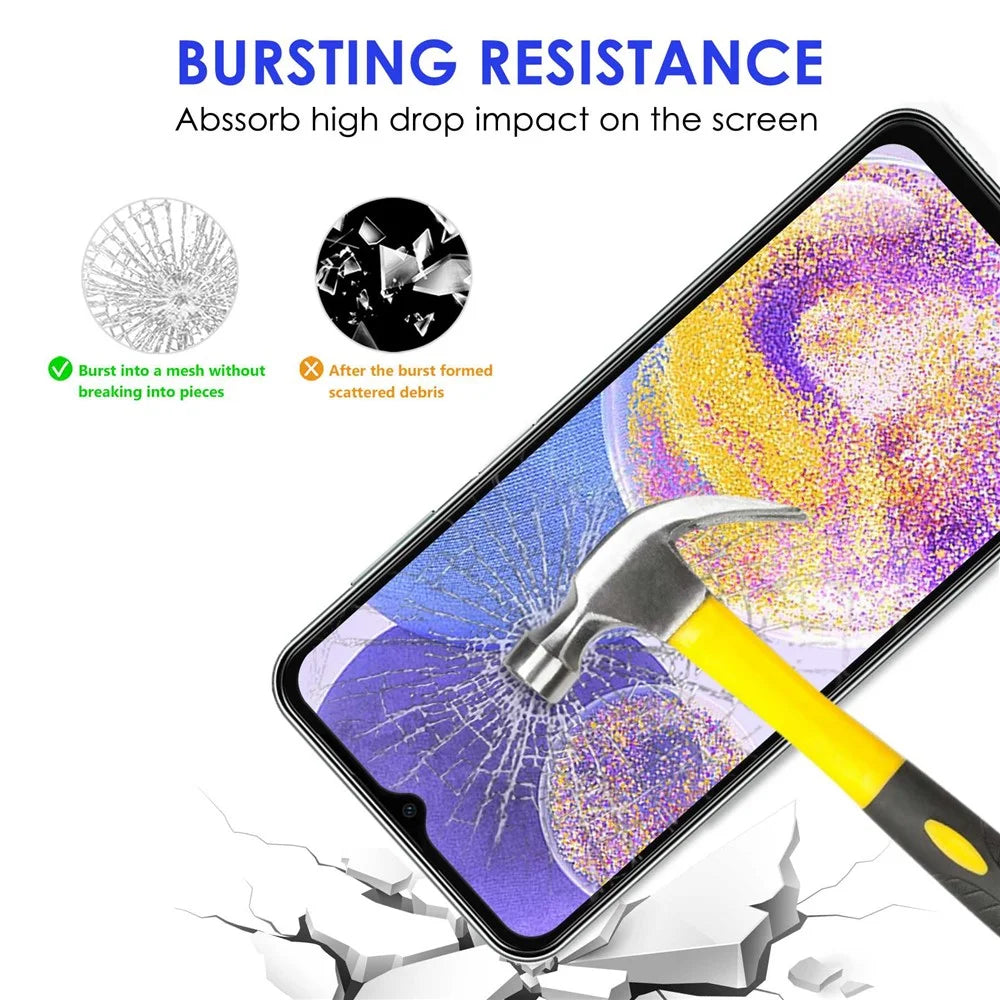 For Samsung Galaxy A23 5G (Global Version) / 4G Black Edge Screen Protector HD Clear Anti-Fingerprint Full Glue Full Screen Protection AGC Tempered Glass Film - 3
