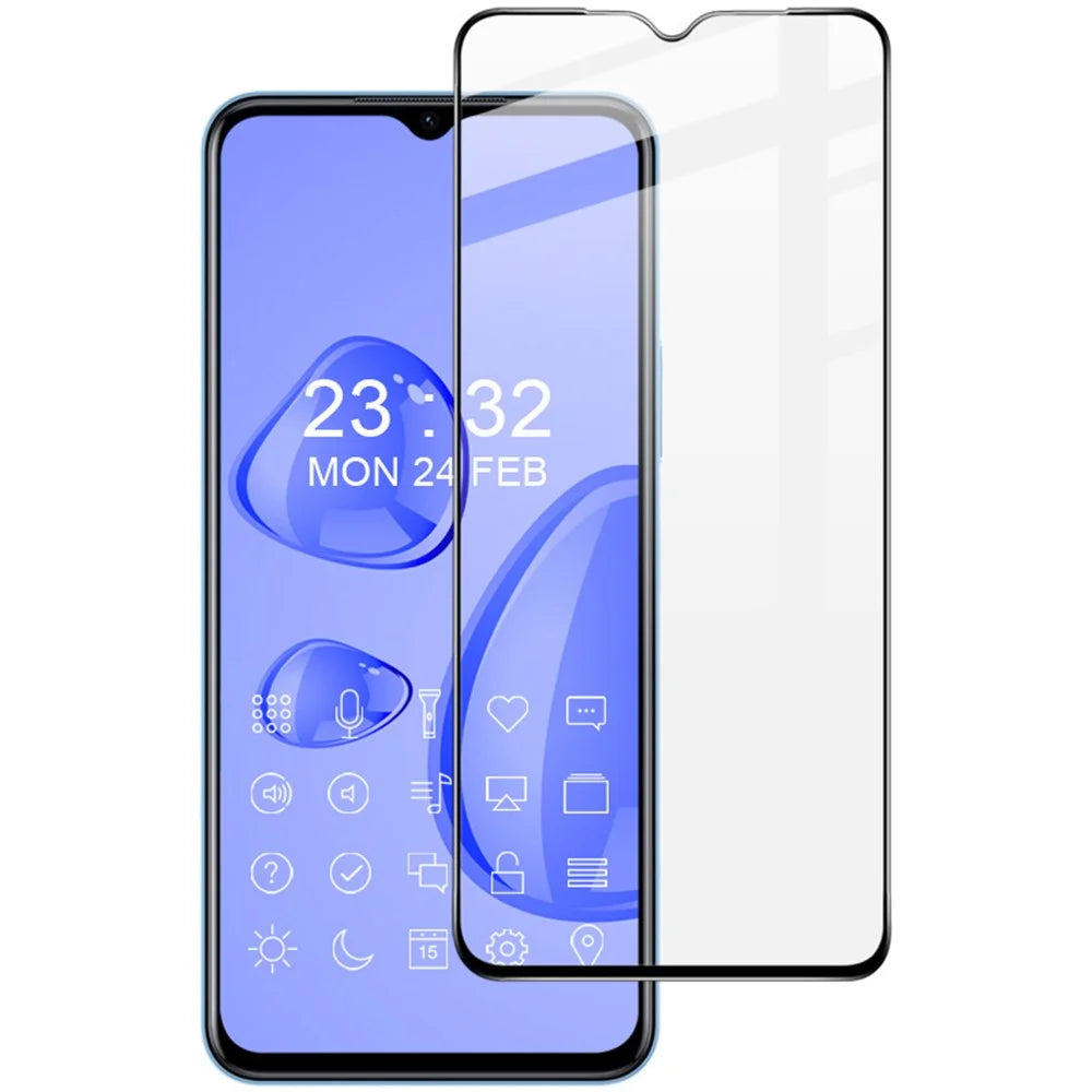 IMAK Pro+ Series For vivo Y33s 4G/Y33s 5G Tempered Glass Screen Protector Full Coverage Full Glue Anti-scratch 9H Glass Guard Film - 1