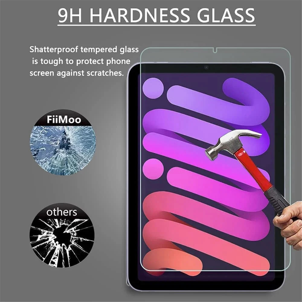Anti-Blue-Ray Tempered Glass Film for iPad mini (2024) / mini (2021), Anti-Glare Ultra Slim Scratch-Resistant Full Screen Protector - 4