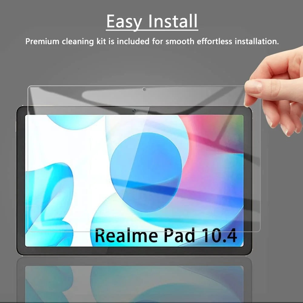 For Realme Pad 10.4 inch HD Full Screen 9H Hardness Ultra-slim Wear-resistant Straight Edges Tempered Glass Film - 2