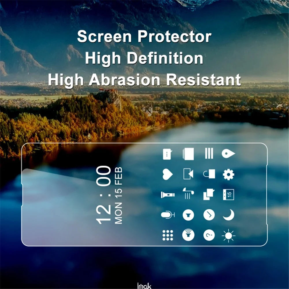 IMAK ARM Series for Sony Xperia 10 IV Screen Protector Anti-explosion Soft TPU Screen Protector Guard Film (Not Complete Covering) - 3