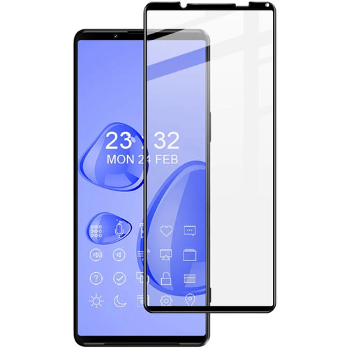 IMAK Pro+ Series Screen Protector for Sony Xperia 10 IV Clear 9H Tempered Glass Screen Protector Explosion-proof Full Coverage Full Glue Guard Film - 1