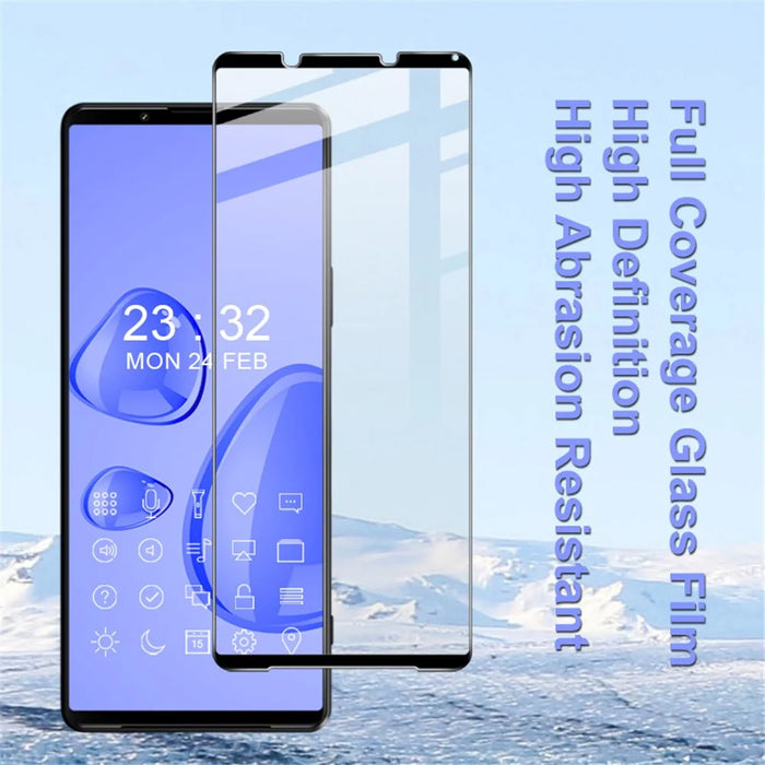 IMAK Pro+ Series Screen Protector for Sony Xperia 1 IV Tempered Glass Screen Protector Full Coverage Anti-Scratch Guard Film - 4