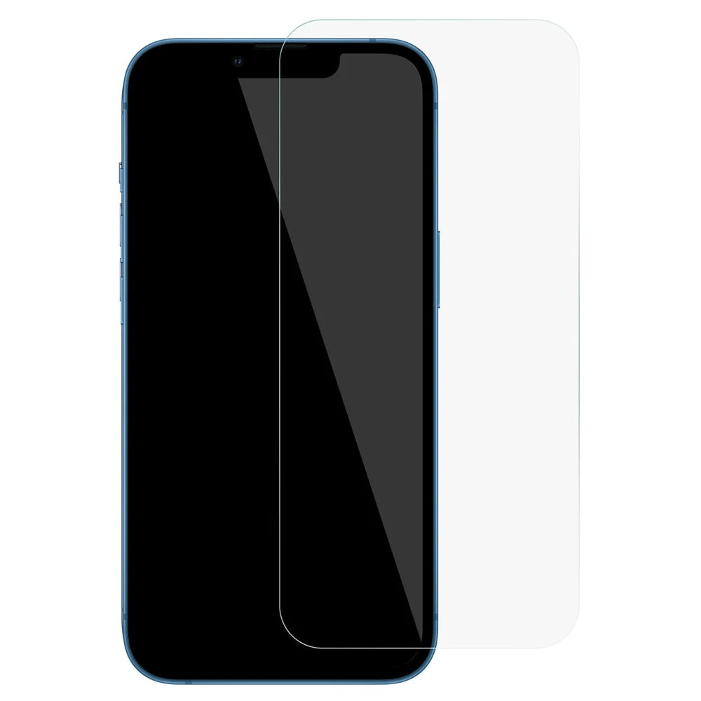 For iPhone 14 Pro Max 6.7 inch Anti-stains Ultra Clear 0.3mm Arc Edge Screen Protector Tempered Glass Film Guard - 1