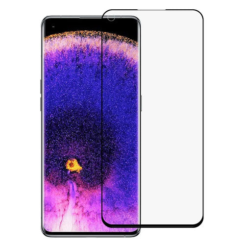 3D Curved Clear Screen Protector for Oppo Find X5, Full Covering Side Glue Scratch Protection Tempered Glass Film - 1