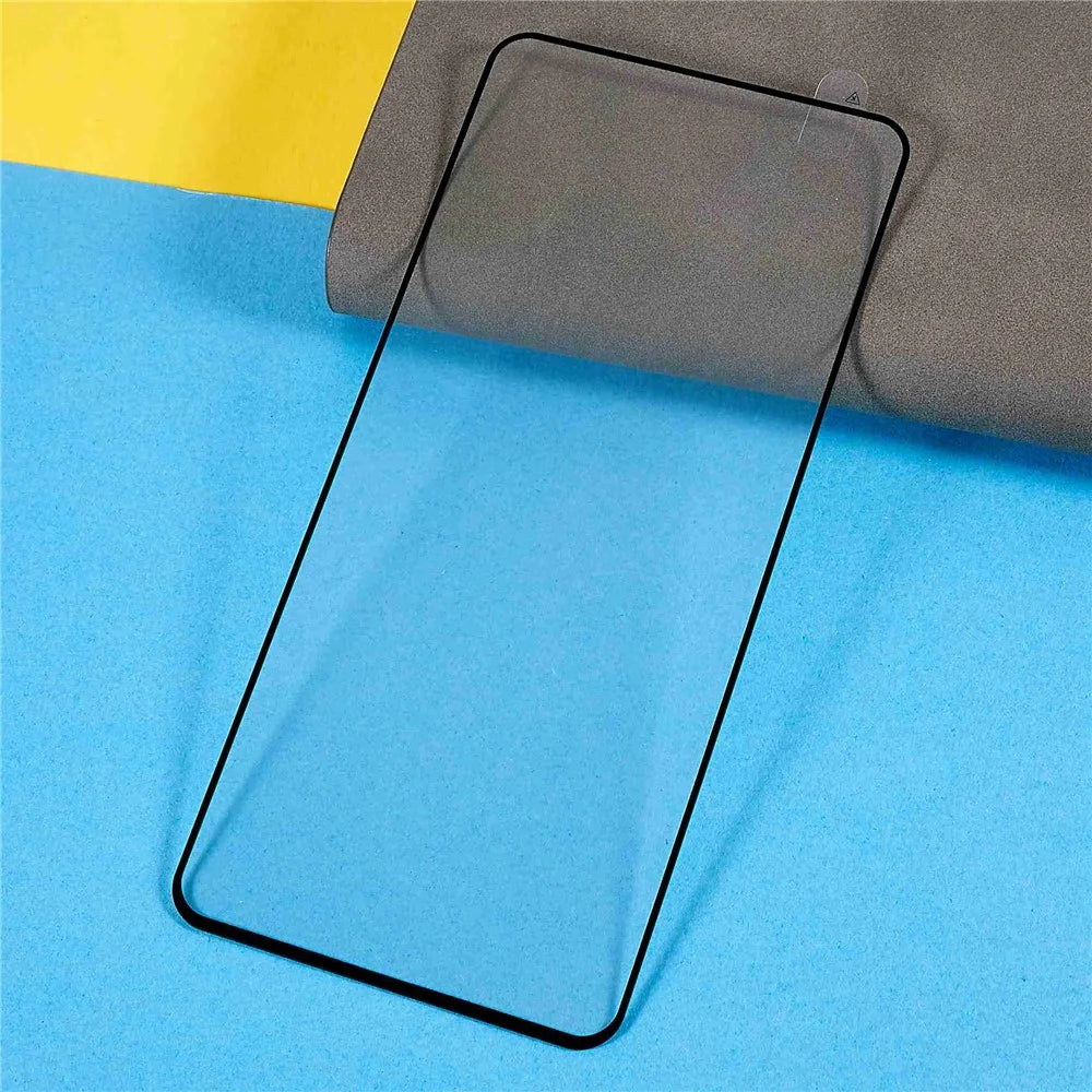 For Motorola Moto G52 4G / G82 5G Anti-dust Full Glue Silk Printing Phone Screen Protector Full Covering Anti-scratch Tempered Glass Film - 3