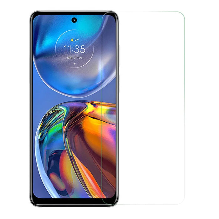 For Motorola Moto E32s 4G Tempered Glass Film Smooth Touch 0.3mm Arc Edge Explosion-proof Clear Screen Protector - 1