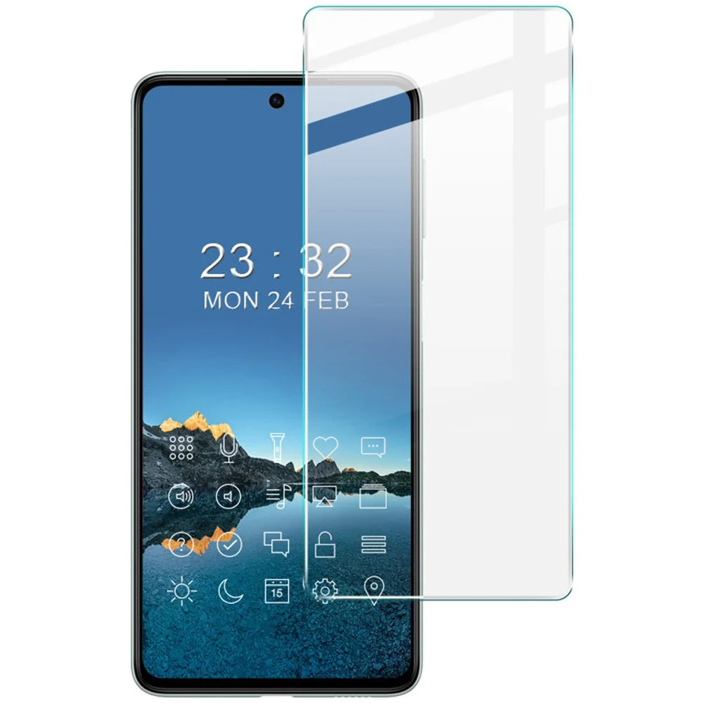 IMAK H Series For Samsung Galaxy M53 5G Phone Screen Film Anti-explosion 9H Hardness HD Clear Tempered Glass Screen Protector - 1