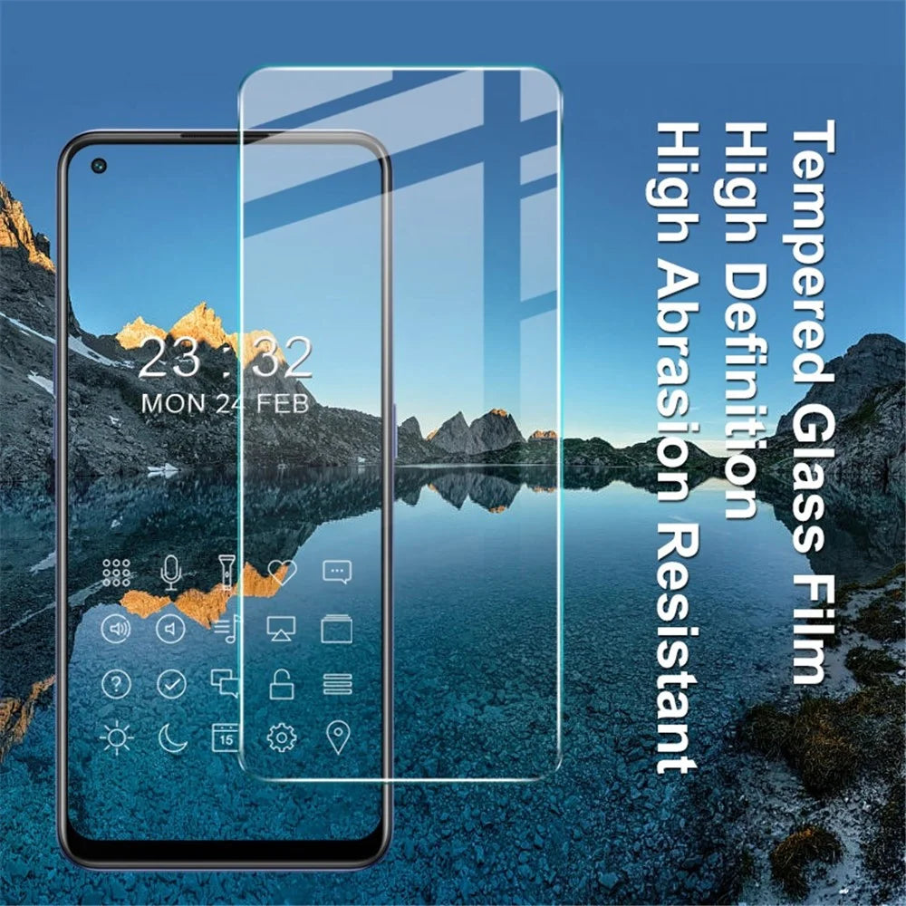 IMAK H Series for Oppo Reno7 4G / 5G (Global) / F21 Pro 4G / 5G / Reno8 4G Screen Protector HD Clear 9H Hardness Anti-Scratch Tempered Glass Film Guard - 4