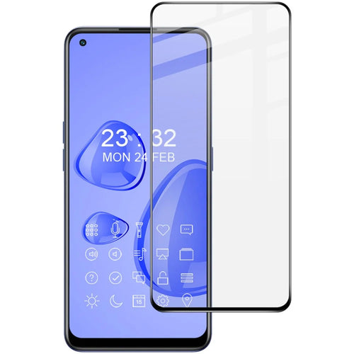 IMAK Pro+ Series for Oppo Reno7 4G / 5G (Global) / F21 Pro 4G / 5G / Reno8 4G Tempered Glass Screen Protector Complete Covering Full Glue Anti-Scratch Clear Touch Film - 1