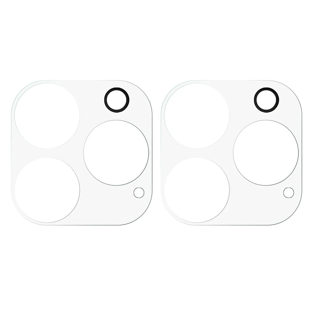 For iPhone 14 Pro 6.1 inch/14 Pro Max 6.7 inch 2Pcs/Pack 3D Arc Edge Camera Lens Protector HD Clear 9H Tempered Glass Anti-Scratch Camera Lens Screen Cover - 1