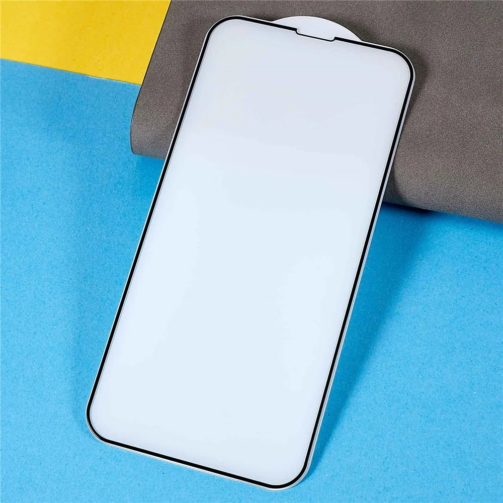 RURIHAI For iPhone 14 6.1 inch Secondary Hardening Full Glue 0.26mm Thick 2.5D Arc Edge Full Covering HD Anti-shock High Aluminum-silicon Glass Film - 3