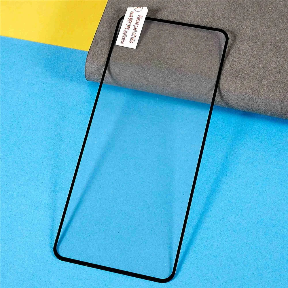 For OnePlus Nord CE 2 Lite 5G / Oppo A33 (2020) / Motorola Moto G14 4G / G54 5G / G32 4G Full Covering Anti-dust Shockproof Full Glue Silk Printing Tempered Glass Screen Film Cell Phone Screen Protector - 6