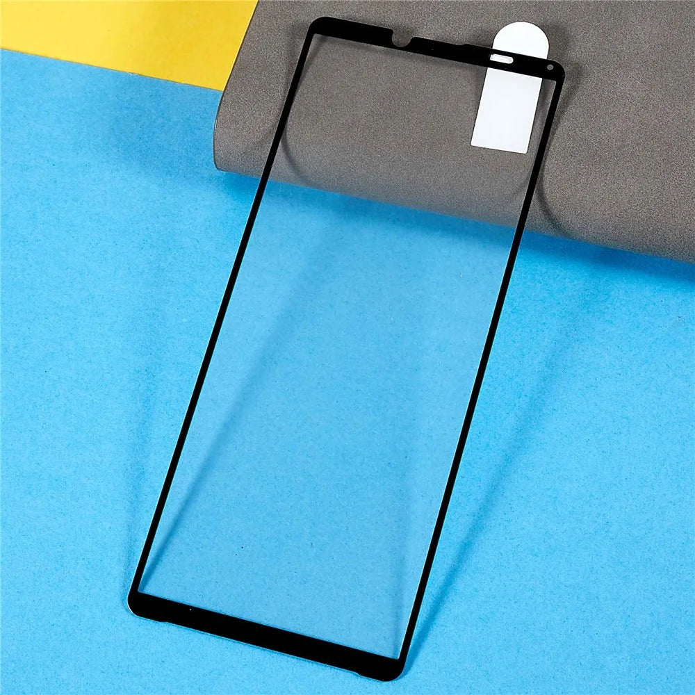 For Sony Xperia 10 IV Full Covering Anti-scratch Full Glue Cell Phone Screen Protector Silk Printing Tempered Glass Film - 3