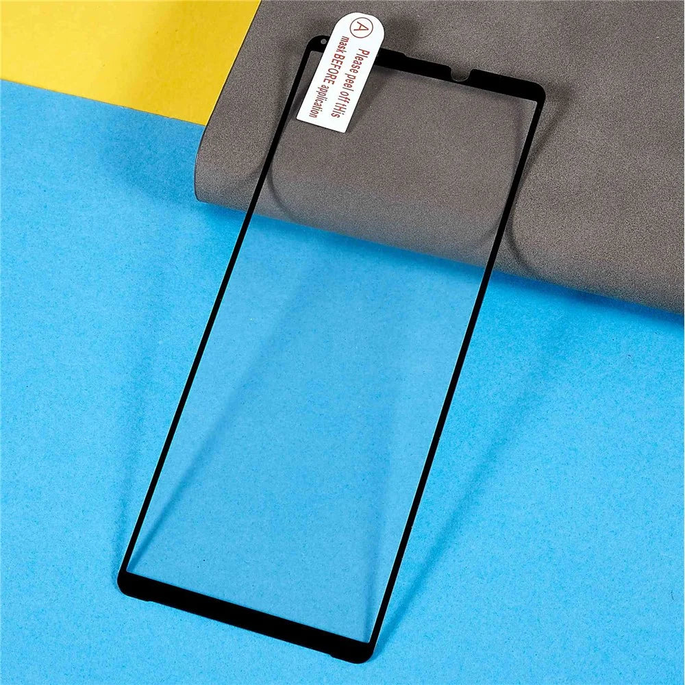 For Sony Xperia 10 IV Full Covering Anti-scratch Full Glue Cell Phone Screen Protector Silk Printing Tempered Glass Film - 6