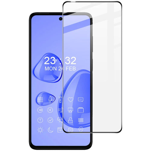 IMAK Pro+ Series for Motorola Moto G52 4G / G82 5G / Edge 30 5G Screen Protector HD Clear 9H Hardness Full Coverage Full Glue Tempered Glass Film - 1