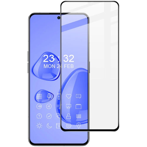 IMAK Pro+ Series for Oppo Reno8 Pro (China) 5G / Reno8 Pro+ 5G Screen Protector Full Coverage Full Glue Anti-Shatter 9H Protection Tempered Glass Clear Film - 1