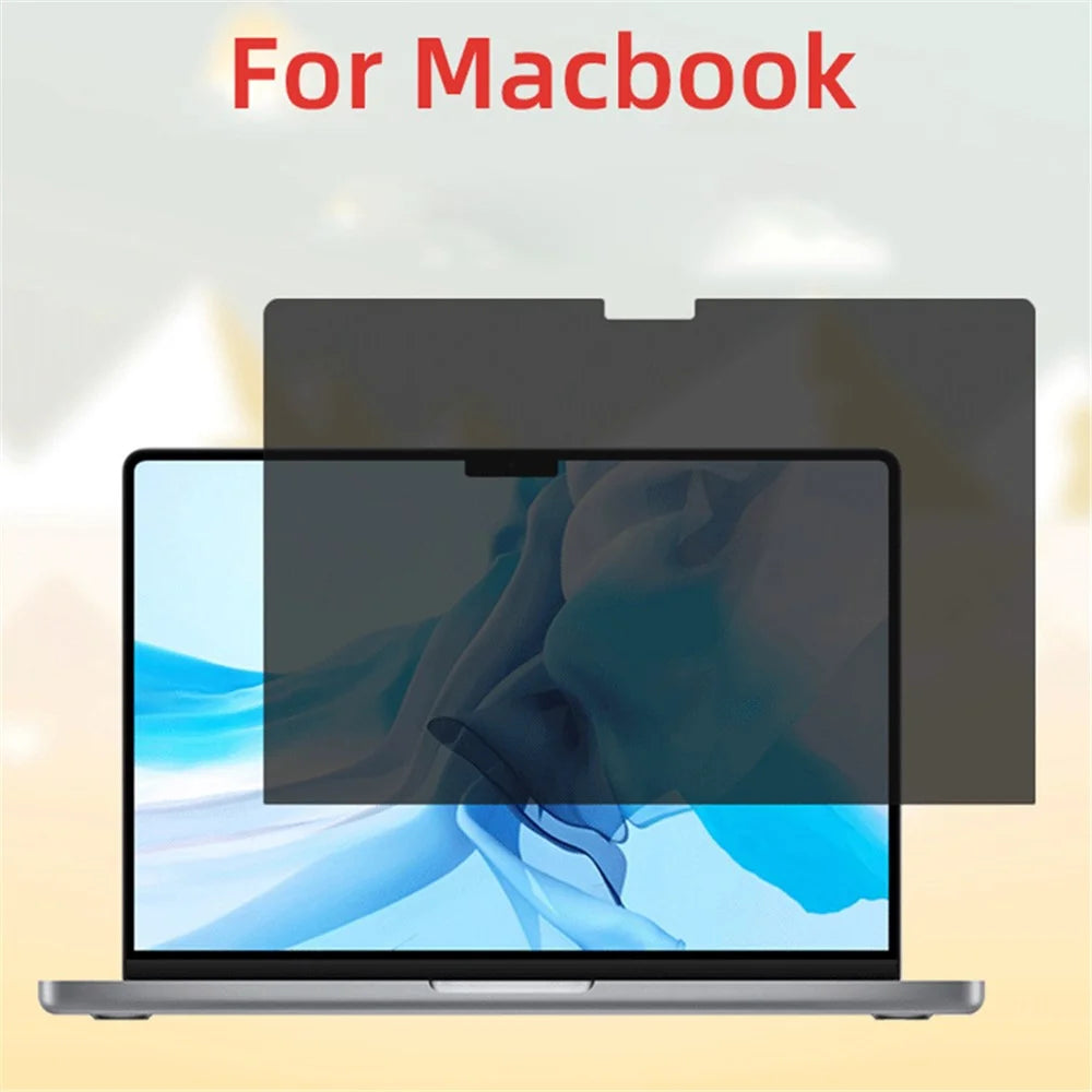 Tempered Glass For MacBook Pro 16 inch (2026) A3429 A3428 / (2025) A3186 A3403 / (2024) A2991 / (2023) A2780 / (2021) A2485 Anti-Spy Full Coverage Screen Protector - 4