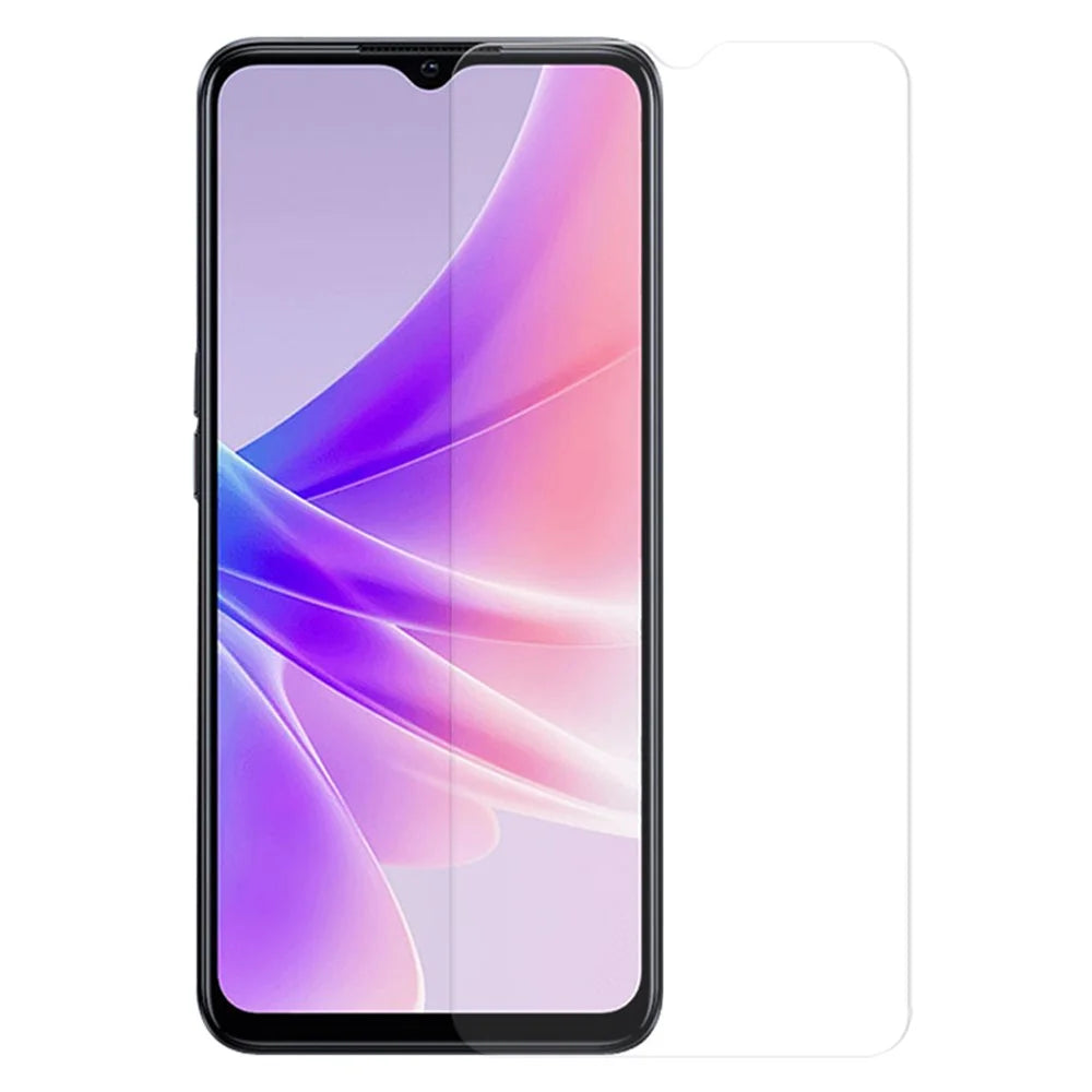 For Oppo A77 5G Tempered Glass Screen Protector 0.3mm Arc Edge Precise Cutout HD Clear Anti-Scratch Film Guard - 1