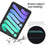 HAT PRINCE 2Pcs / Pack Full Glue Screen Protector for iPad mini (2024) / mini (2021), Ultra Clear Full Coverage Shockproof Airbag Tempered Glass Film - 2