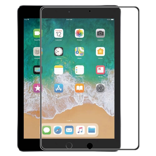 HAT PRINCE For iPad 9.7-inch (2018)/(2017)/iPad Air 2/(2013) Full Glue Full Size Airbag Tempered Glass Fingerprint-free Screen Protector - 1