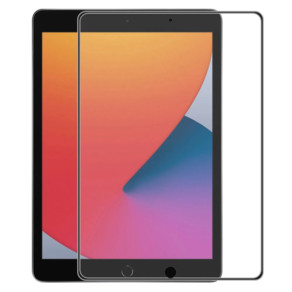 HAT PRINCE For iPad 10.2 (2021)/(2020)/(2019) Explosion-proof Tempered Glass Anti-broken Airbag Full Glue Full Screen Protector - 1