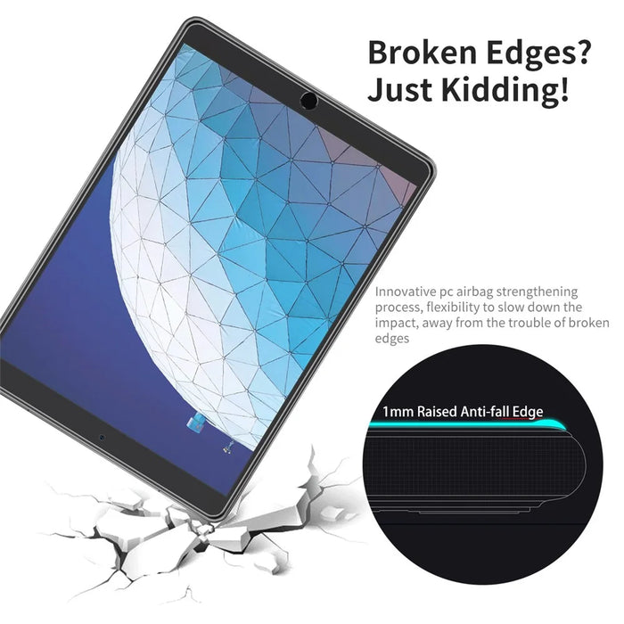HAT PRINCE For iPad 10.2 (2021)/(2020)/(2019) Explosion-proof Tempered Glass Anti-broken Airbag Full Glue Full Screen Protector - 2