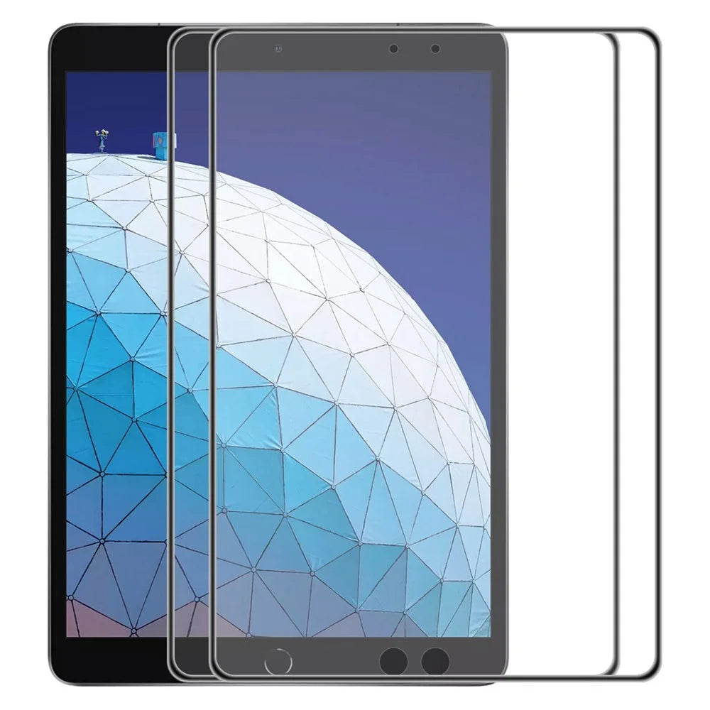 HAT PRINCE 2Pcs/Pack for iPad Pro 10.5-inch (2017)/iPad Air 10.5 inch (2019) Impact-resistant Airbag Full Glue Tempered Glass Full Screen Protector - 1