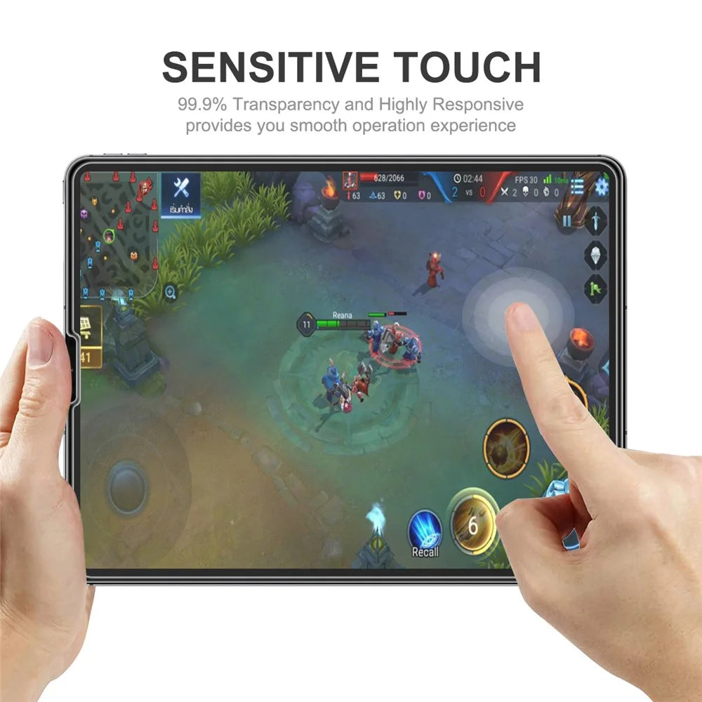 HAT PRINCE For iPad Pro 11 (2021) / (2020) / (2018) / (2022) / iPad Air (2022) / (2020) HD Clear Anti-explosion Airbag Full Screen Protector Full Glue Tempered Glass Film - 3