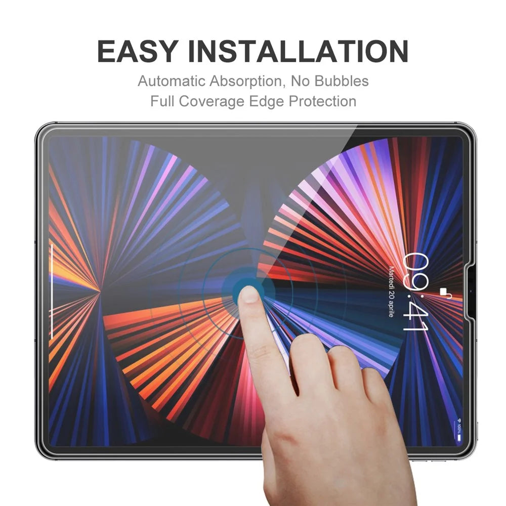 HAT PRINCE For iPad Pro 11 (2021) / (2020) / (2018) / (2022) / iPad Air (2022) / (2020) HD Clear Anti-explosion Airbag Full Screen Protector Full Glue Tempered Glass Film - 6