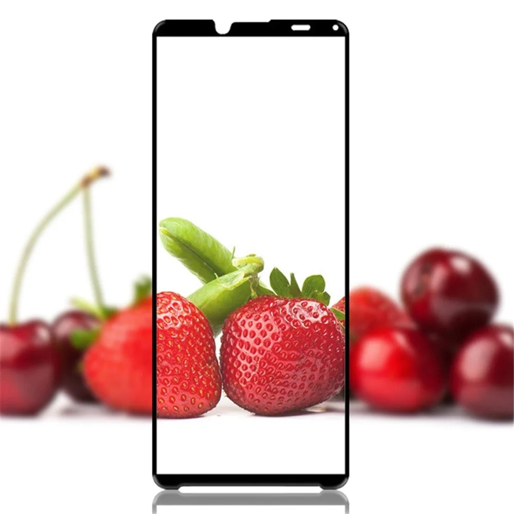 AMORUS 2Pcs/Pack for Sony Xperia 10 IV HD Anti-scratch Secondary Strengthening Full Glue Silk Printing Black Edge Tempered Glass Screen Protector - 5