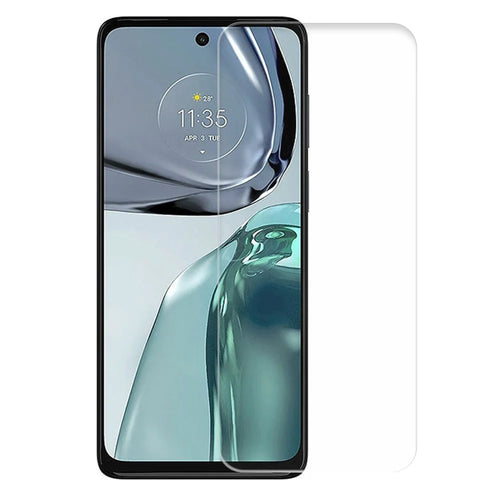 For Motorola Moto G62 5G Tempered Glass Smooth Screen Protector 0.3mm Arc Edge Anti-wear HD Clear Film Guard - 1